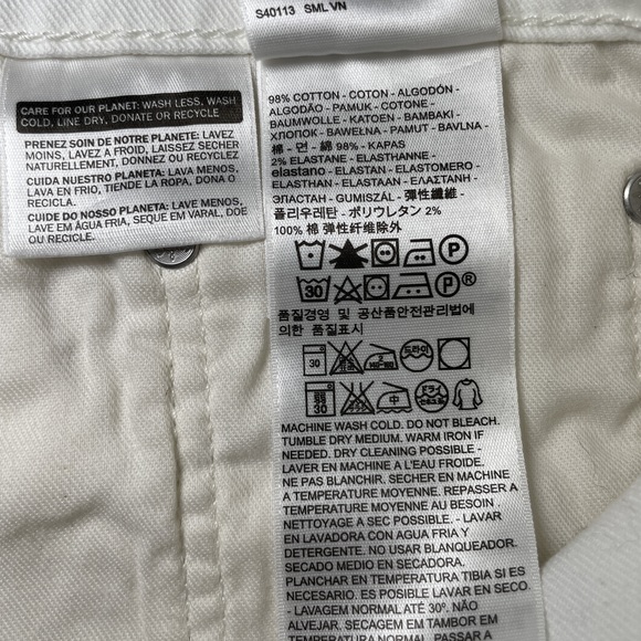 Levi Strauss & Co. 569 Loose Straight White Jeans 38x30 - Picture 10 of 10